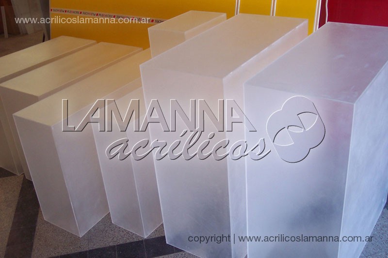 Cubos Acrilicos Esmerilados